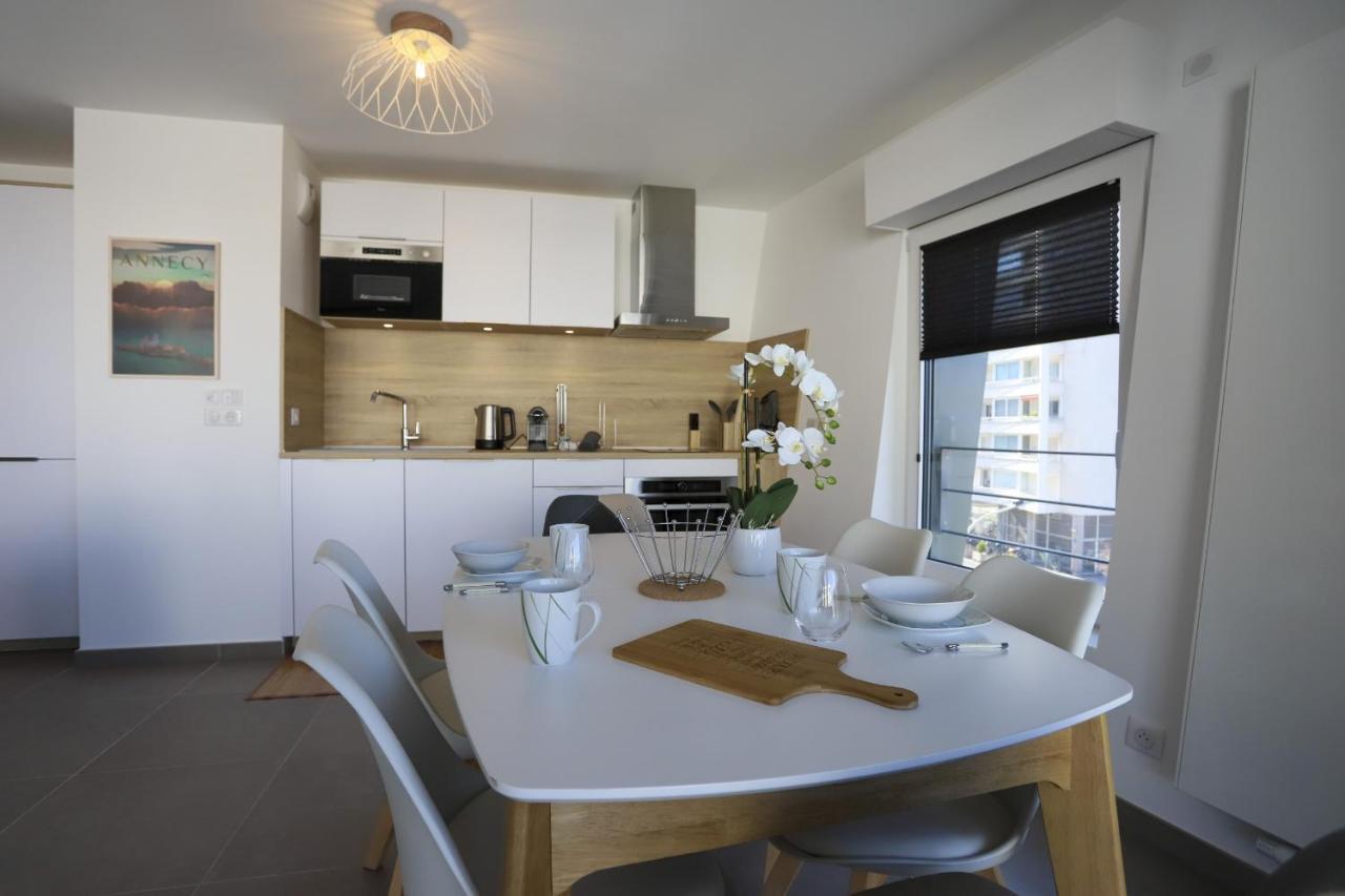 La Plume Vue Lac 3 Etoiles - Garage Prive, Secteur Recherche, Moderne & Tout Equipe, 6 Personnes Annecy Kültér fotó