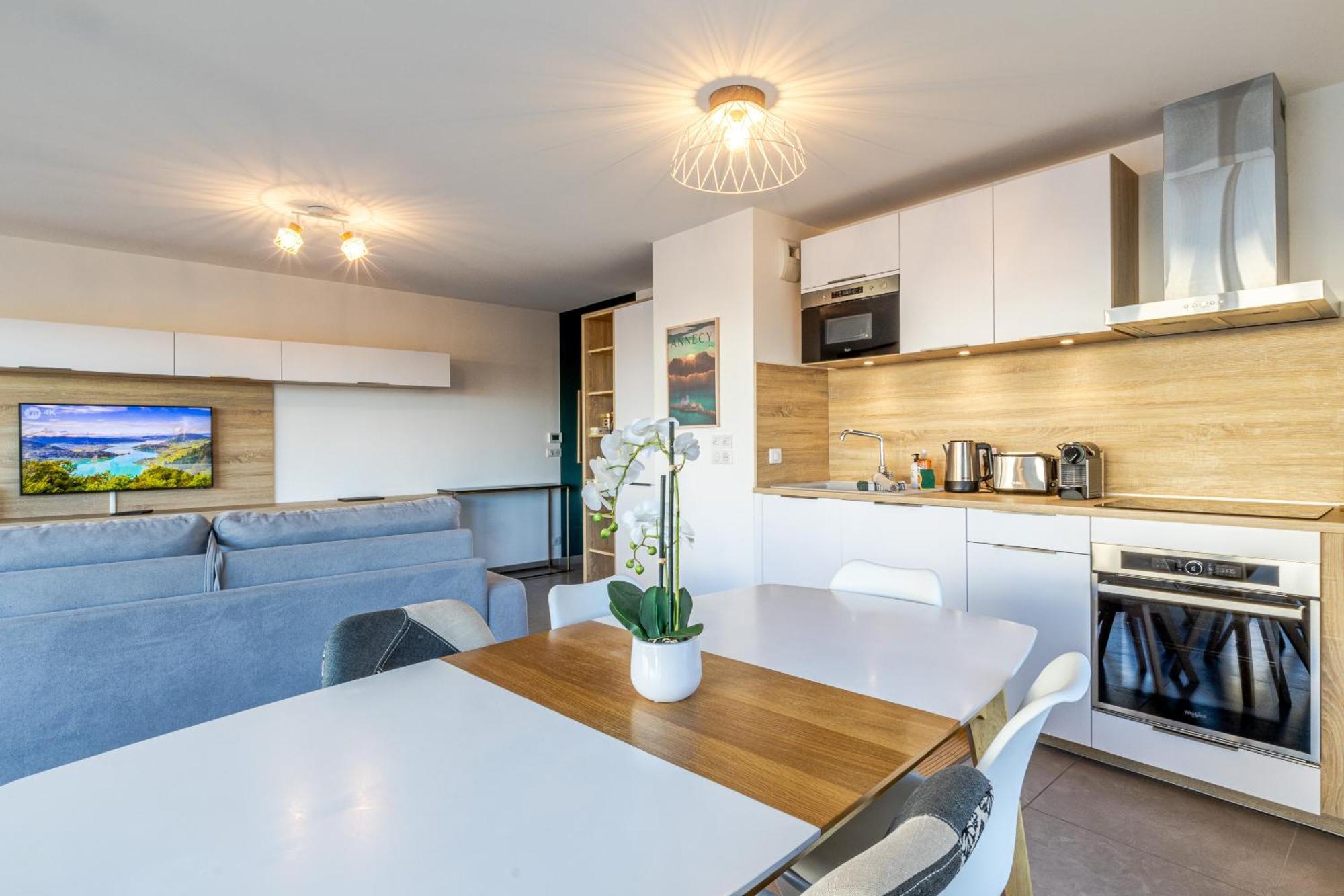 La Plume Vue Lac 3 Etoiles - Garage Prive, Secteur Recherche, Moderne & Tout Equipe, 6 Personnes Annecy Kültér fotó